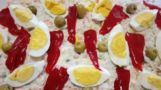 Ensaladilla de atún ensaladilla [upl. by Ecirual]