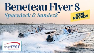 Beneteau Flyer 8  Spacedeck amp Sundeck  Review 2024  BoatTEST [upl. by Ixela]