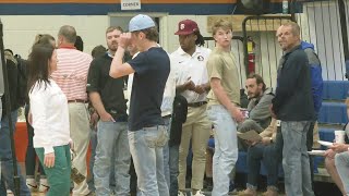 Three Cottondale baseball players sign to next level [upl. by Hamirak]