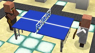 Minecraft TESTIFICATE PING PONG CHAMPIONSHIPS  Jerry’s Laboratory [upl. by Acino]