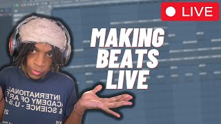 FASTEST PRODUCER MAKING BEATS LIVE [upl. by Ybsorc]