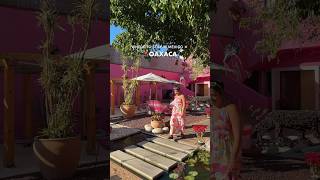 Pink hotel in Oaxaca Mexico  Rosamate is a bucket list boutique hotel mexico mexicohotel [upl. by Petua]