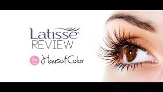 My Secret to Long Eyelashes Latisse Review  HAUSOFCOLOR [upl. by Eciram]