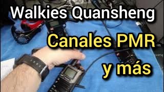 MEMORIZA FRECUENCIAS PMR en walkies Quansheng radioaficionados VHF y UHF [upl. by Kloman]