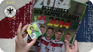 Rewe DFB Offizielles Sammelalbum WM 2014 ★ Update [upl. by Bay]