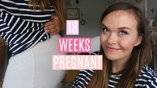 18 WEEKS PREGNANT  PREGNANCY UPDATE  NEW SYMPTOMS amp 18 WEEK BUMP [upl. by Natie]