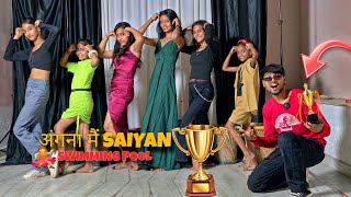 Angna Mai Saiyan Swimming Pool Banhaiyan amp sajna Ve Sajna Dance Challenge 💃 Insta Trend  Final [upl. by Akirdna473]