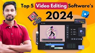 Top 5 Video Editing👍Software in 2024  Best Video Editing software For PC  Professional Editing💥 [upl. by Ekoorb465]