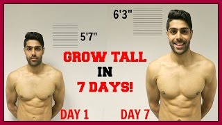 How To Grow Taller In 1 Week  THIS REALLY WORKS [upl. by Sitoiganap970]