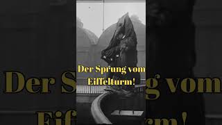 Der Sprung vom Eiffelturm  1912 Franz Reichelt shorts eiffeltower history geschichte [upl. by Semreh970]