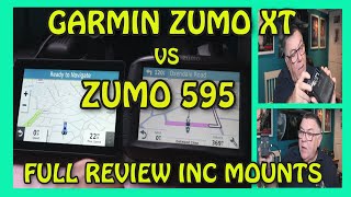 Garmin Zumo XT Vs Zumo 595lm [upl. by Anuahc608]