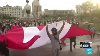 Perú protestas en rechazo a cuarentena y restricciones por la pandemia [upl. by Nanoc]