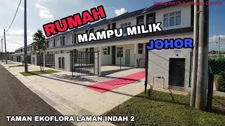 Cinematic Rumah Mampu Milik Johor 150K 18x70  Taman Ekoflora Laman Indah 2 Mukim Tebrau [upl. by Ariajay497]