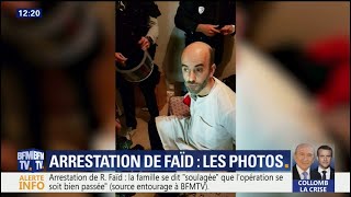 Les premières photos de larrestation de Redoine Faïd cette nuit à Creil [upl. by Odnuges]