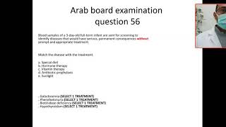 MCQ 56 Galactosemia phenylketonuria biotinidase deficiency hypothyroidism [upl. by Adnih438]