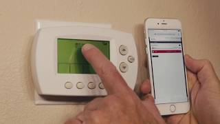 Honeywell WiFi Thermostat  Install and Setup [upl. by Acsisnarf]