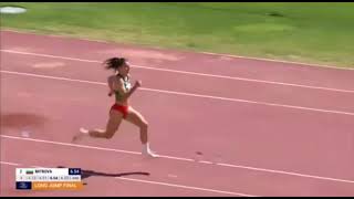 Plamena Mitkova 6th attempt Jerusalim23 long jump final [upl. by Hollingsworth470]