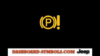 Jeep Electronic Park Brake Warning Light  Jeep  Yellow Warning Lights  Dashboard Symbols [upl. by Darin]