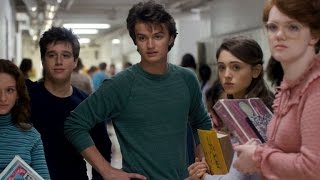 Stranger Things Season 2 Actor Joe Keery Talks Steve and Nancy Justice For Barb [upl. by Kcirderfla]