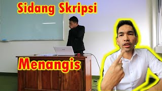 SIDANG SKRIPSI Lagi dari Mahasiswa yang biaya kuliah sendiri [upl. by Recnal]