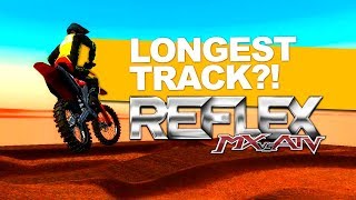 MX vs ATV Reflex  LONGEST TRACK EVER  VIDEO GAME ARM PUMP [upl. by Animrelliug]