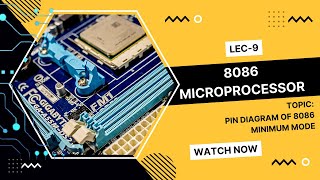 Pin Diagram of 8086Minimum Mode Lec09 8086 Microprocessor [upl. by Allsopp]