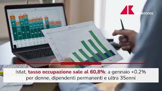 Istat sale loccupazione in Italia [upl. by Eleni]