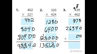 45 Multiply Multi Digit Whole Numbers [upl. by Caylor]