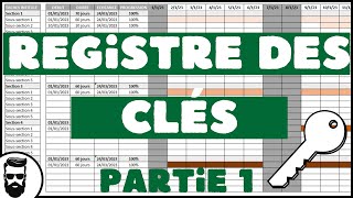 1 Registre des clés  Mises en forme [upl. by Aninaj]