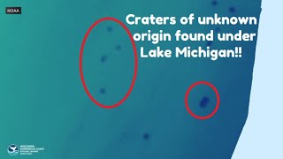 Large mysterious craters found in Lake Michigan baffle scientists  Geological oddity [upl. by Tova]