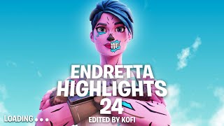 Fortnite Highlights 24  Endretta [upl. by Einnaoj]