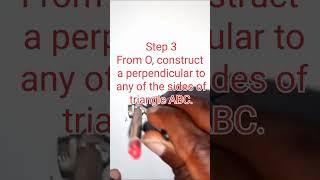 How to Construct a Circle Inscribed in a Triangle [upl. by Akirehs]