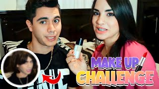 MAKE UP CHALLENGE Ft Kimberly Loaiza  Juan de Dios Pantoja [upl. by Salina]