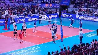 Japan vs Italy final set vnl volleyball highlight [upl. by Solokin]