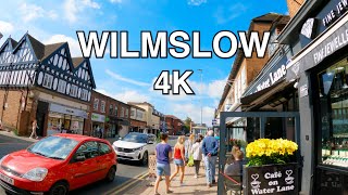 Wilmslow  Cheshire  Walk  4K [upl. by Enilrac926]