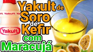 YAKULT Com Soro DE KEFIR LOW CARB Com Maracujá PROBIOTICOS Imunidade [upl. by Alleahcim137]