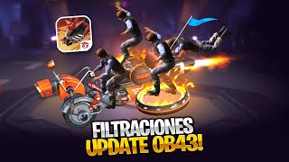 🌟MAS DE 25 FILTRACIONES OB43 La NUEVA ACTUALIZACION de FREE FIRE y sus FILTRACIONES [upl. by Darcia461]