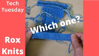 Which Ribbing is Stretchiest or Most Elastic  Technique Tuesday [upl. by Aiek]