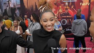 The amazing Amandla Stenberg arrives at quotThe Acolytequot Launch Event Takes Hollywood [upl. by Athelstan]