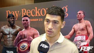 DMITRY BIVOL REVEALS CONCERNS FOR DEONTAY WILDER AGAINST JOSEPH PARKER RESPONDS TO DAVID BENAVIDEZ [upl. by Aiynat364]