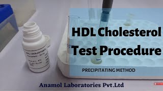 HDL CHOLESTEROL – PRECIPITATING METHOD  HDL Cholesterol PPT Test Procedure [upl. by Ati]