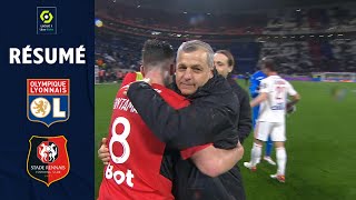 OLYMPIQUE LYONNAIS  STADE RENNAIS FC 2  4  Résumé  OL  SRFC  20212022 [upl. by Silas]