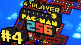 PacMan 256  4  Bendy Lasers 4 Player Gameplay [upl. by Nayr508]