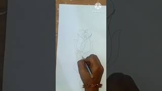 🌹 Rose drawing with name coment your name PLZZ subscribe me [upl. by Bixby]