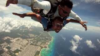 Skydiving in Playa del Carmen Mexico [upl. by Jayson664]