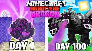 I Survived 100 DAYS as an ENDER DRAGON in Minecraft Hardcore World Hindi  AB [upl. by Drawd]