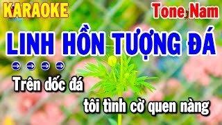 Linh Hồn Tượng Đá Karaoke Tone Nam Nhạc Sống Chuẩn 2025 Dễ Hát  Thanh Hải [upl. by Etennaej]