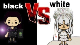 BLACK VS WHITE  IN TOCA BOCA [upl. by Hau465]