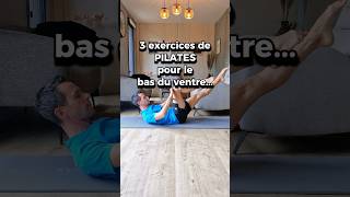 ✨️3 exercices de PILATES pour renforcer le bas des abdos  pilates abdos [upl. by Muriah]