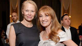 Pamela Anderson is makeupfree again as she meets Jane Seymour [upl. by Sarina]